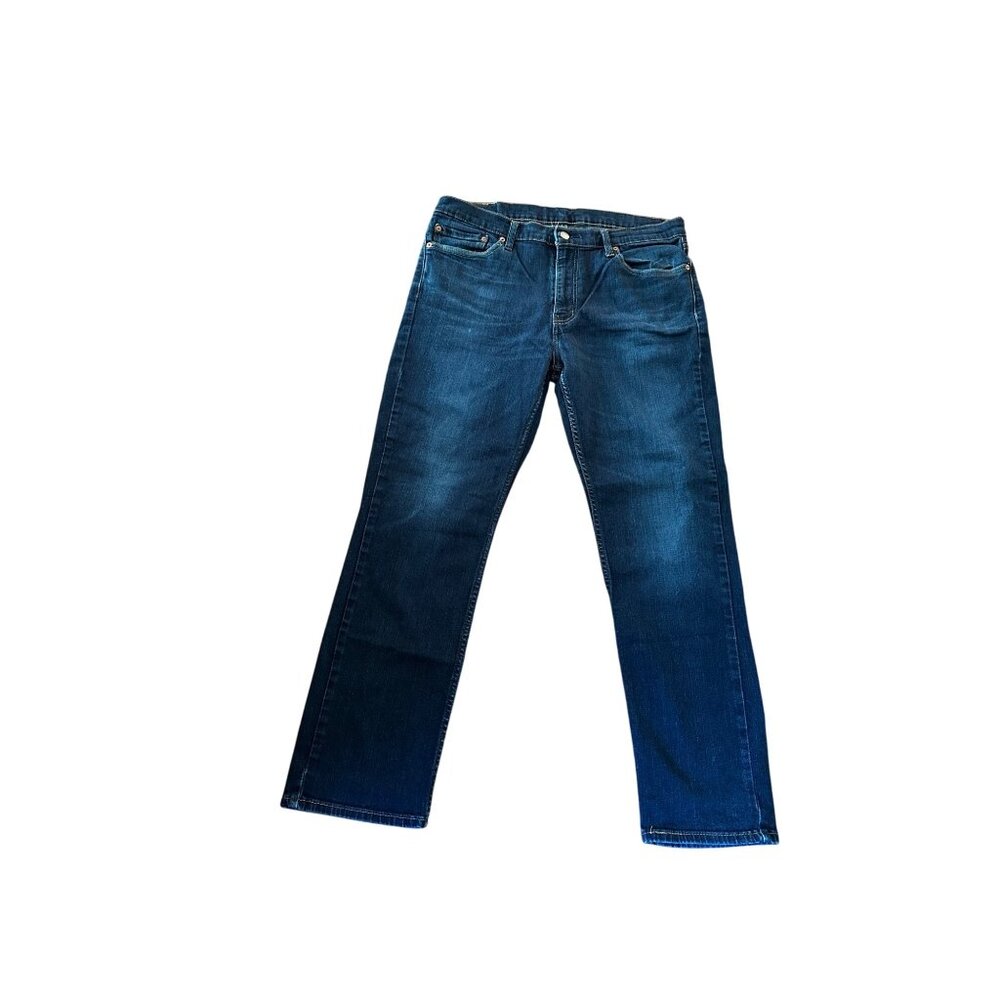 Levis Mens Jeans 511 Slim Fit Stretch Denim Mid Rise Dark Wash Size W30 L30